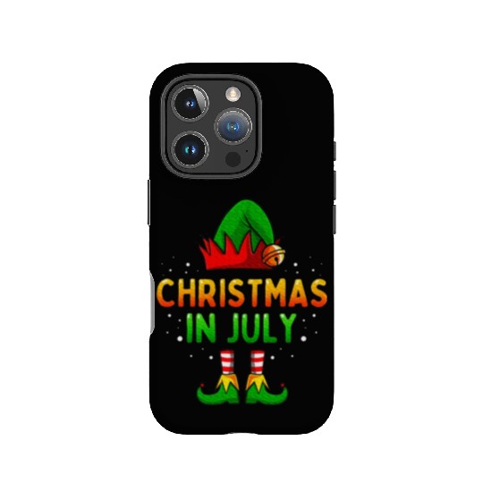 Christmas In July Santa Elf IPhone Cases