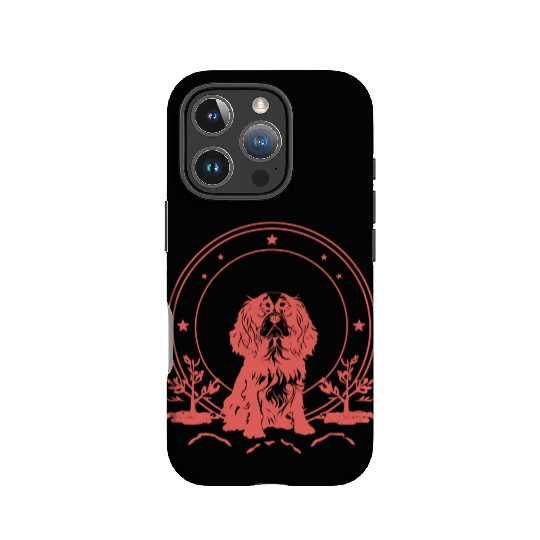 Cavalier King Charles Spaniel Celestial Tarot Card IPhone Cases