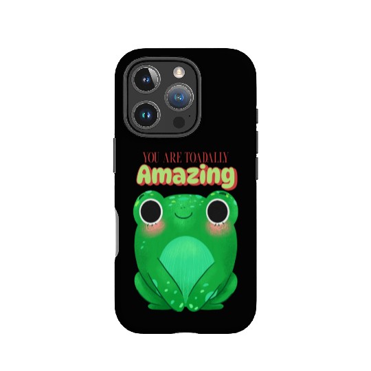 Toad with funny quote IPhone Cases