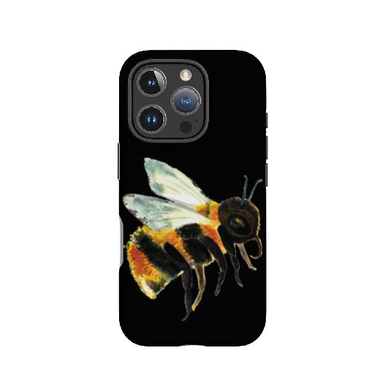 Cute Bumble Bee Flying Illustration IPhone Cases