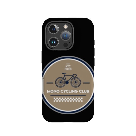 Bike Club NYC Fixed Circle Gold IPhone Cases