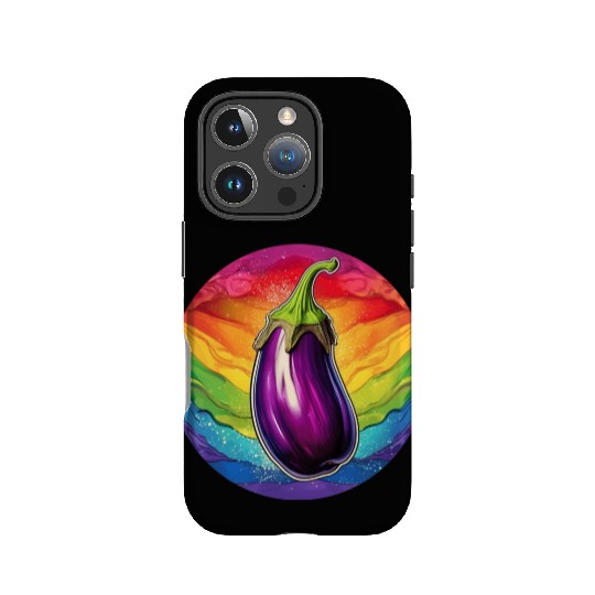 LGBTQ Eggplant IPhone Cases
