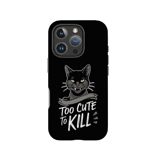 Gothic Emo Cat Design For Cat Lovers And IPhone Cases