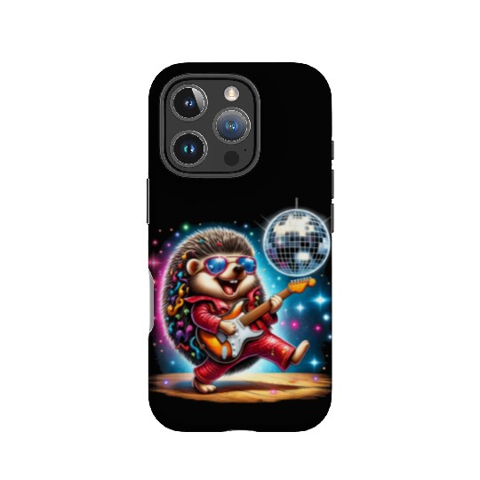 Disco Ball Guitar Hedgehog IPhone Cases