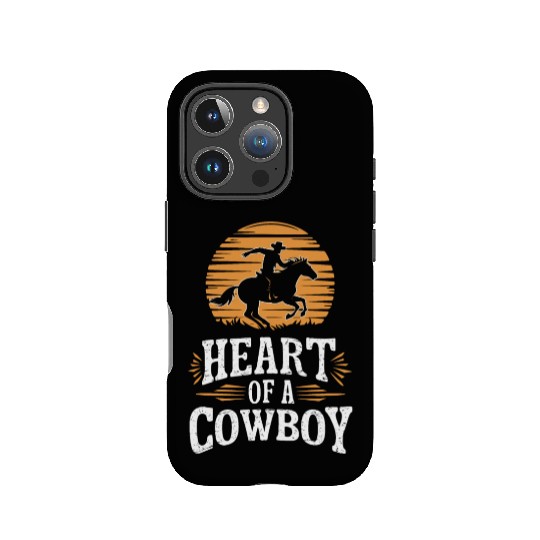 Cowboy Lifestyle Western Theme with Horses and IPhone Cases