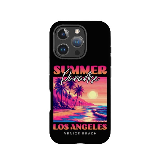 Summer Paradise Los Angeles Venice Beach IPhone Cases