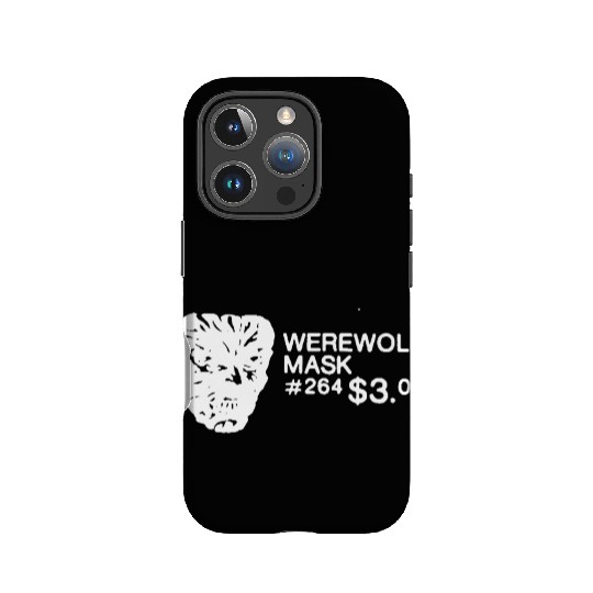 WEREWOLF MASK - W IPhone Cases