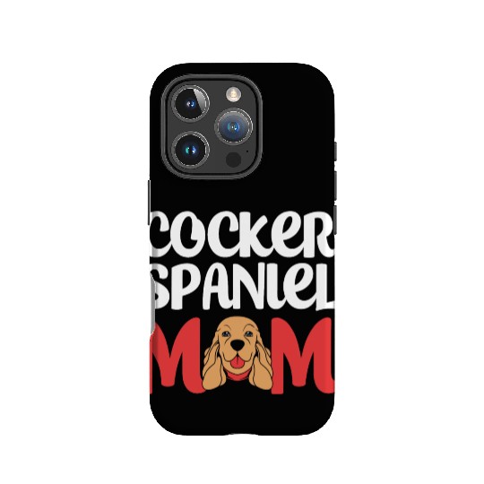 Cute Dog Lover Brown Cocker Spaniel Mom IPhone Cases