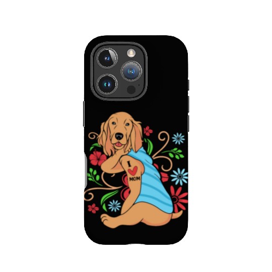 Cute Heart Cocker Spaniel Mom I Love Mom IPhone Cases