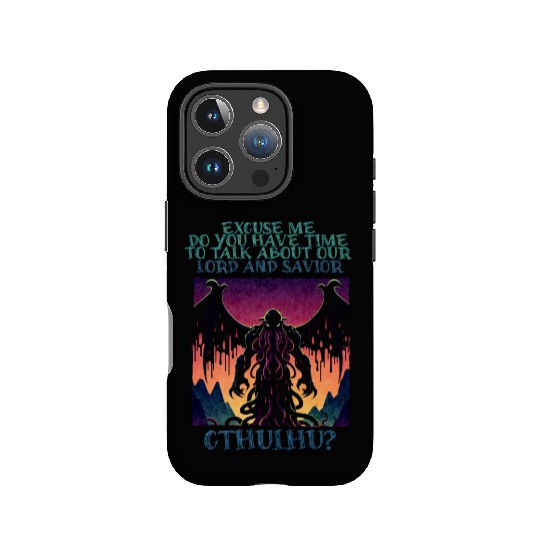 Lord & Savior Cthulhu Cult Lovecraft Necronomicon IPhone Cases