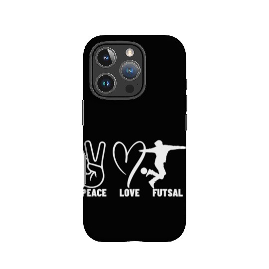 Peace Love Futsal Funny Futsal IPhone Cases