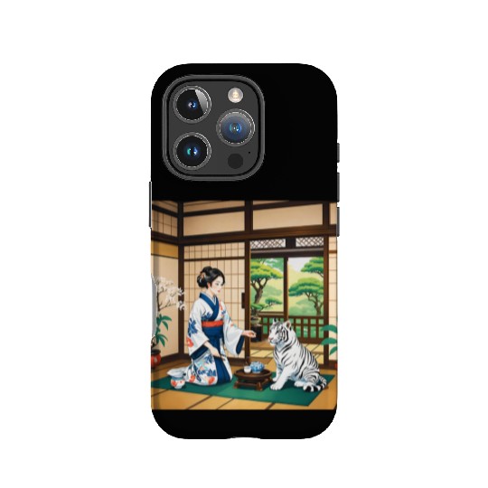 Fantasy Kimono Tiger Premium IPhone Cases