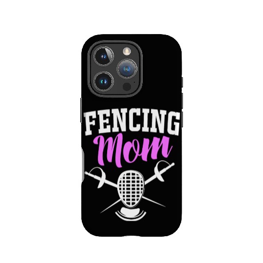 Sword Fighting Fencers Sabre Fencing Mom IPhone Cases