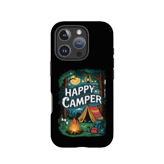 Happy Camper Delight IPhone Cases