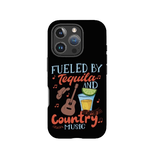 Fueled By Tequila And Country Music Western Cowboy IPhone Cases