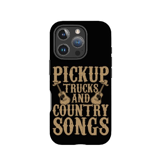 Pickup Trucks and Country Songs Western Cowboy IPhone Cases