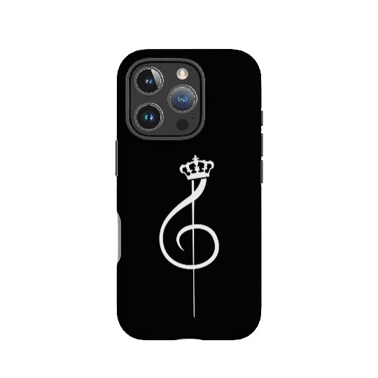 Crown Music Clef Note King Queen Prince Princess IPhone Cases