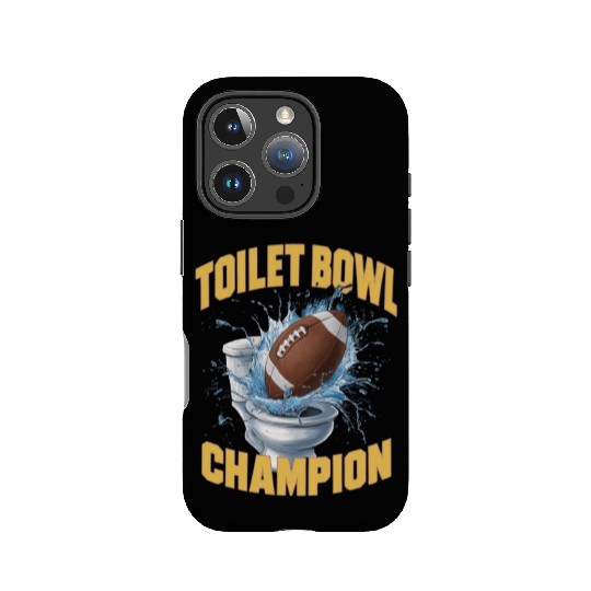 FUNNY TOILET BOWL CHAMPION 2024 FANTASY FOOTBALL IPhone Cases