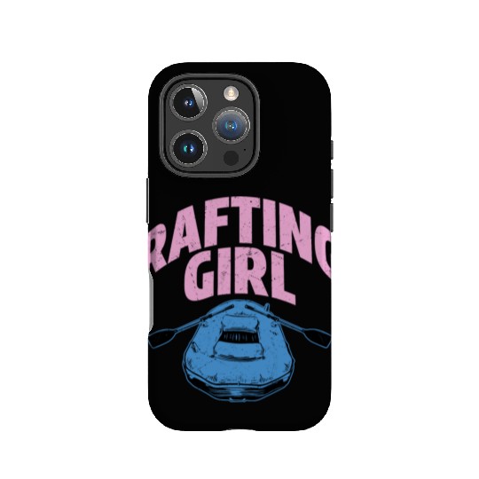 Rafting Girl White Water Wild River Paddling IPhone Cases