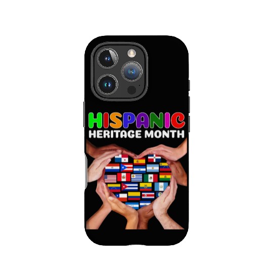 Hispanic Heritage Month All Countries Heart Hands IPhone Cases