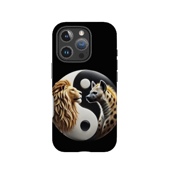 Lion & Hyena - Yin-Yang IPhone Cases