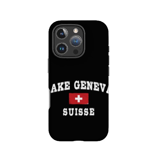 Lake Geneva Switzerland Attractions Weather IPhone Cases
