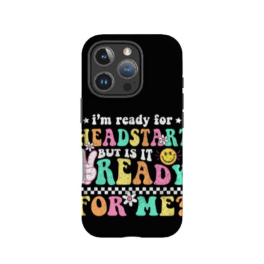 Groovy Back to School Headstart HomeSchool Head IPhone Cases