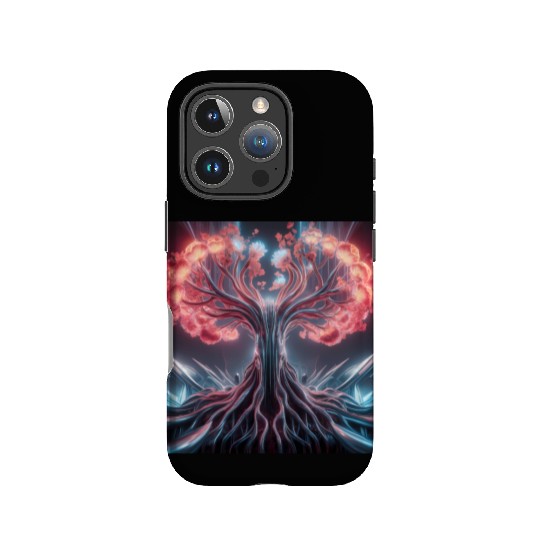 Biomechanical Blossom IPhone Cases