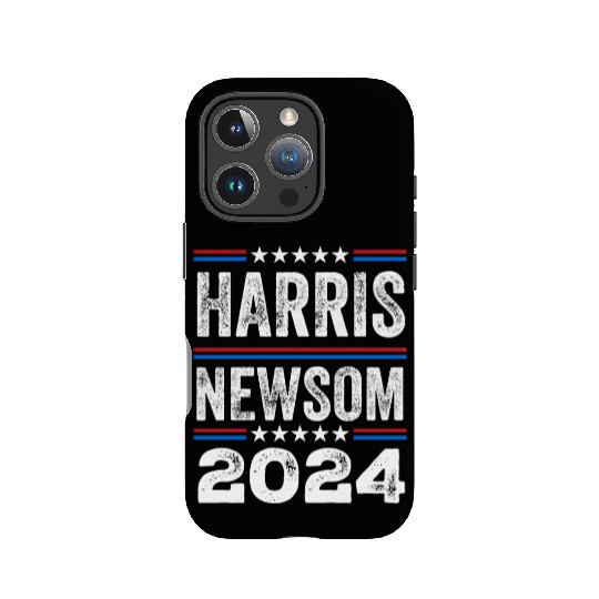 Kamala Harris Newsom 2024 US Election Democrat IPhone Cases