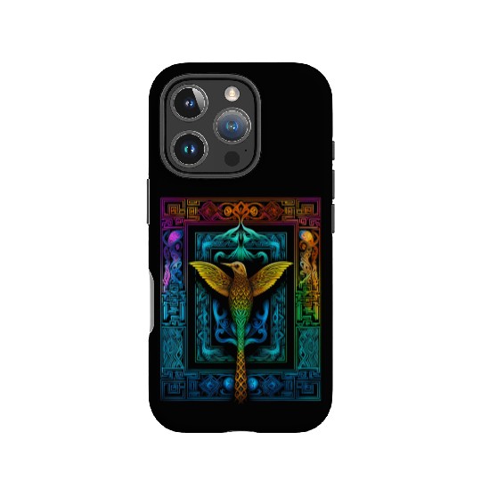 Hummingbird Colorful Mandala Animal IPhone Cases