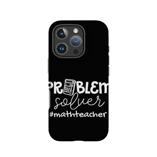 Womens Problem Solver Math Teachers Women Gift IPhone Cases
