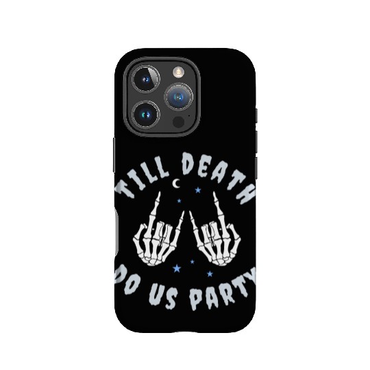 Till Death Do Us Party Skeleton Hand Bachelorette IPhone Cases