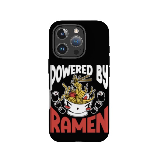 Powered By Ramen Anime Japanese Soup Cup Noodle IPhone Cases