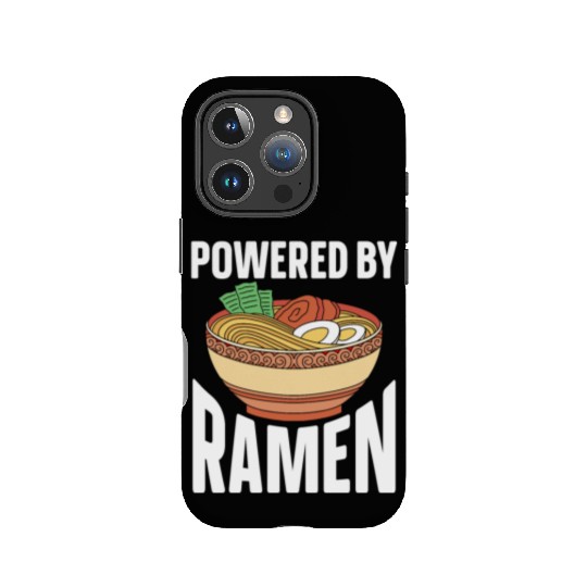 Powered By Ramen Anime Japanese Soup Cup Noodle IPhone Cases