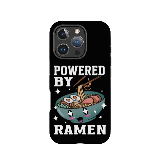 Powered By Ramen Anime Japanese Soup Cup Noodle IPhone Cases