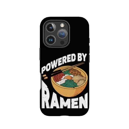 Powered By Ramen Anime Japanese Soup Cup Noodle IPhone Cases