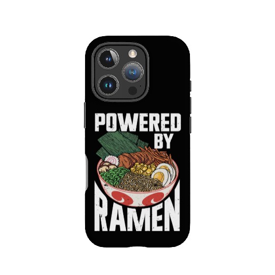 Powered By Ramen Anime Japanese Soup Cup Noodle IPhone Cases