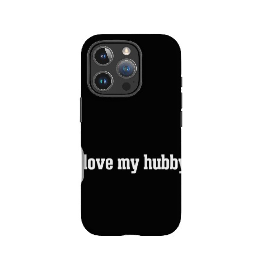 I Love My Hubby IPhone Cases