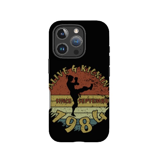 40th birthday Alive and kickin since 09/1984 IPhone Cases