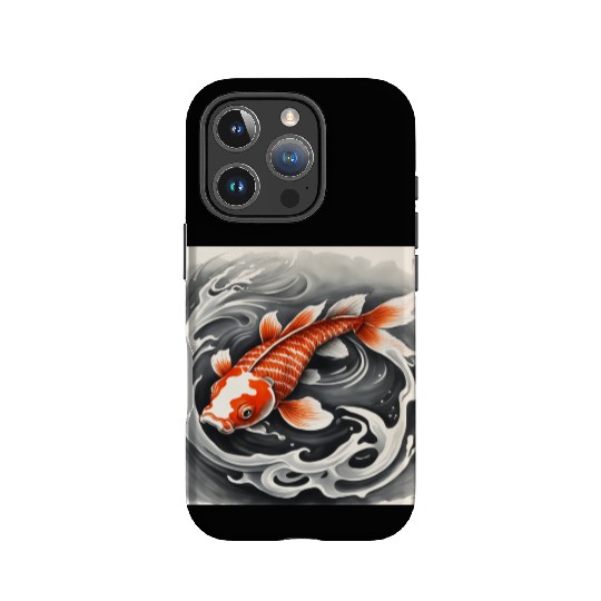 Koi 4 - Orange IPhone Cases