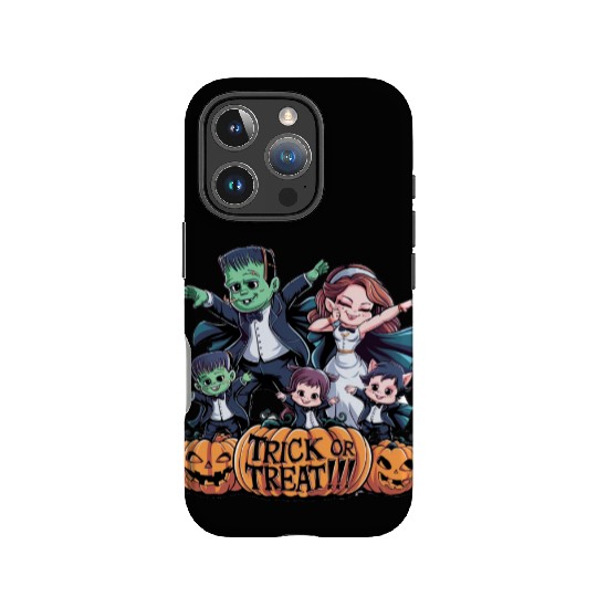 halloween Franken n Werewolf family IPhone Cases