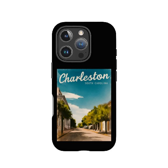Vintage Travel Charleston South Carolina Retro IPhone Cases