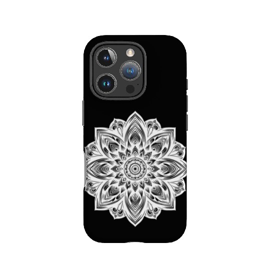 Flowers Mandala Yoga And Serenity Design IPhone Cases