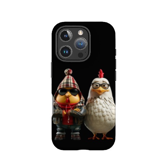Hip chickens in cool streetwear IPhone Cases