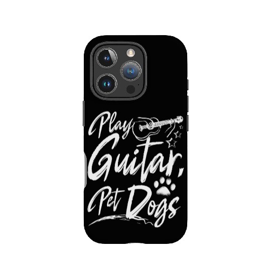 Dog owner Play guitar pet dogs IPhone Cases
