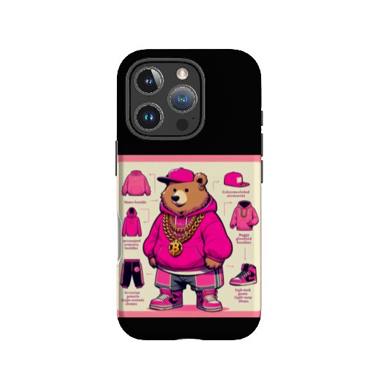 Hip Hop Bear IPhone Cases