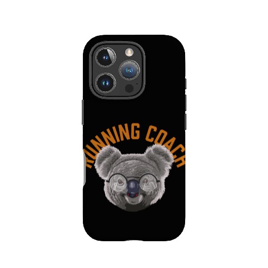 Koalified Running Coach Runner Funny Running Train IPhone Cases