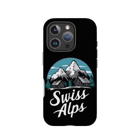 Swiss Alps Switzerland. IPhone Cases