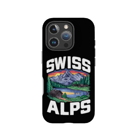 Swiss Alps Switzerland. IPhone Cases