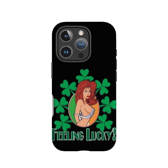 Feeling Lucky Girl IPhone Cases